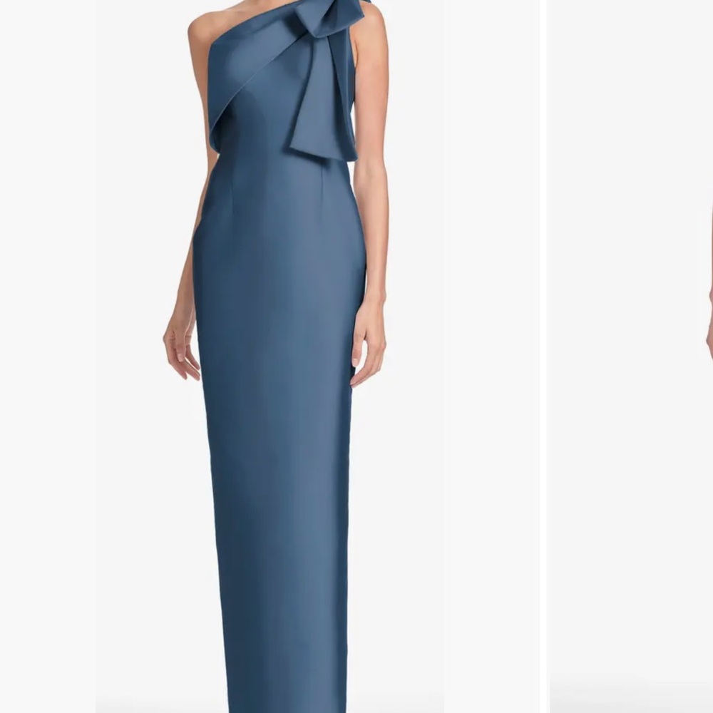 Sachin + Babi One-Shoulder Blue Dress